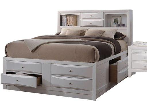 Acme Ireland Full Storage Bed in White 21710F image