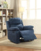 Parklon Blue Microfiber Recliner (Motion) image