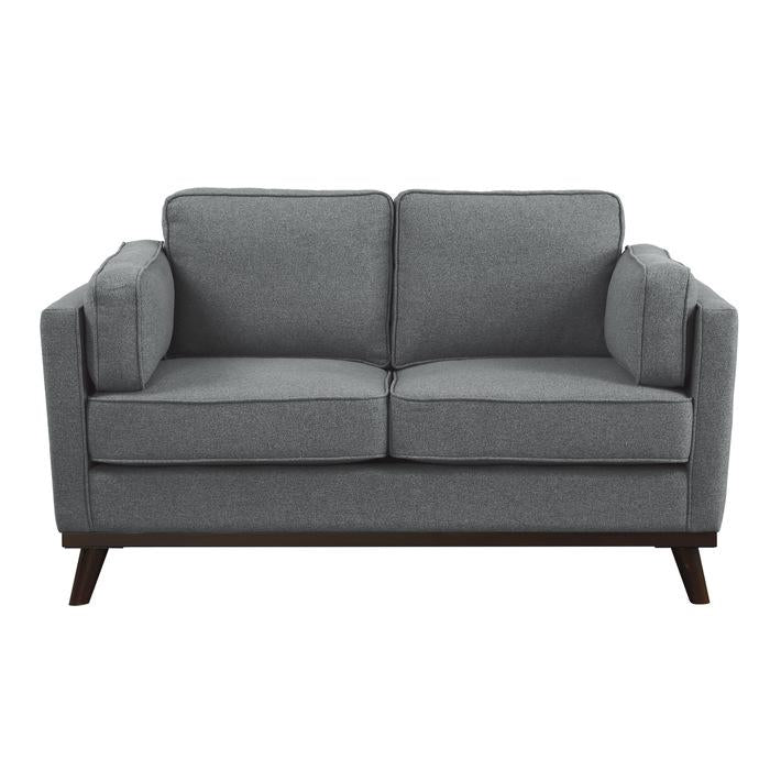 Homelegance Furniture Bedos Loveseat in Gray image