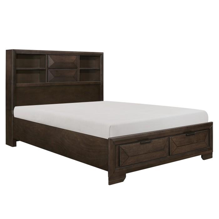 Chesky (3)California King Platform Bed with Footboard Storage