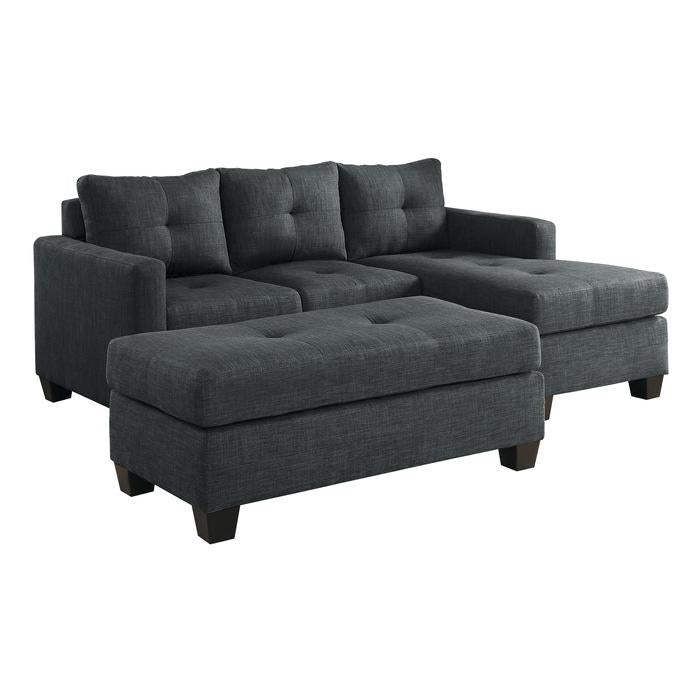 9789DG*2OT - (2)2-Piece Reversible Sofa Chaise with Ottoman image